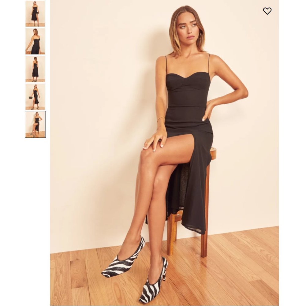 Sale🌈Reformation Juliette Dress - Black